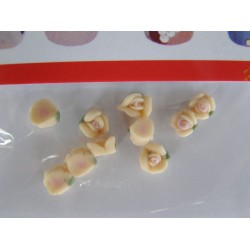 Trandafiri 3D portocalii